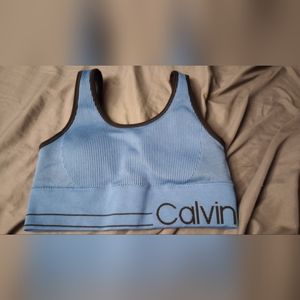 Calvin Klein Performance Xs light blue sports bra